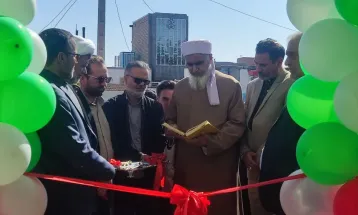 افتتاح آموزشگاه ۶کلاسه در نیلشهر تربت‌جام