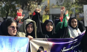 راهپیمایی روز ملی استکبار‌ستیزی در قوچان برگزار شد