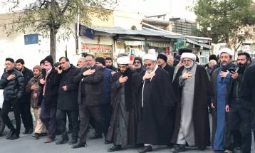 عزاداری هیئت‌های مذهبی قوچان در غروب شهادت