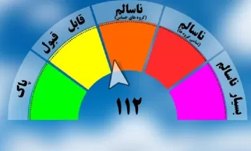 هوای مشهد برای گروه‌های حساس ناسالم شد