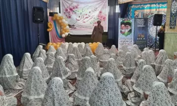 برگزاری جشن تکلیف دختران کمیته امداد نیشابور