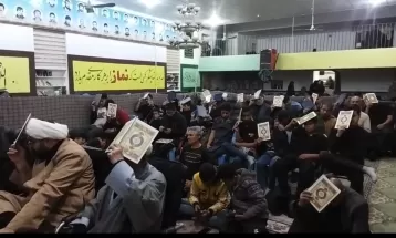 مراسم احیا در روستای دهنوخالصه نیشابور برگزار شد