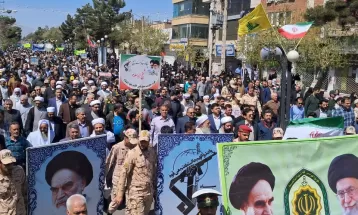 حضور حماسی مردم تربت‌جام در راهپیمایی روز قدس