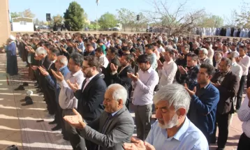 اقامه نماز عید سعید فطر در رشتخوار