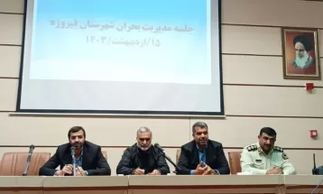 خسارات سیلاب  به 100هکتار از مزارع شهرستان فیروزه