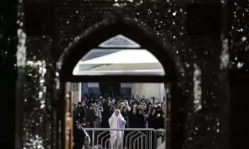 اقامه نماز عید قربان در حرم رضوی(ع)
