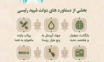 بخشی از دستاوردهای دولت شهید رئیسی