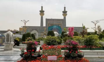 حرم رضوی مسرور در سالروز ولادت امام‌موسی‌کاظم(ع)