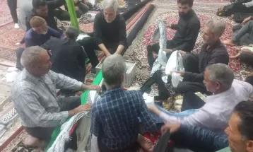 مراسم سنتی علم‌بندان در رشتخوار