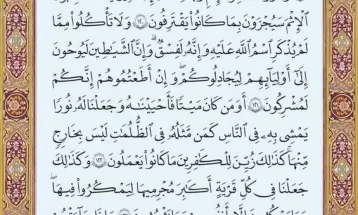 آیات ۱۱۹ تا ۱۲۴ سوره مبارکه انعام
