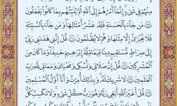 آیات ۱۵۸ تا ۱۶۸ سوره مبارکه انعام