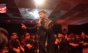 عشق و ارادت جوانان مکتب عاشورا در کاشمر