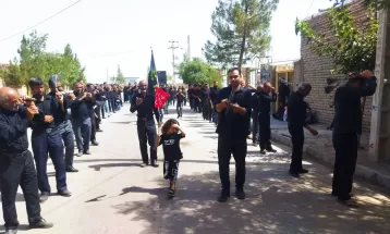 عزاداری تاسوعای حسینی در رشتخوار