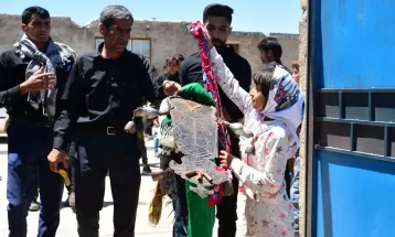 سنت علم گردانی در روستای علی آباد قوچان