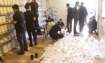 اطعام بیش از ۴۰۰۰ عزادار حسینی در رشتخوار