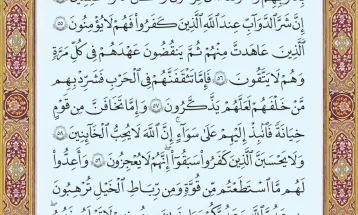 آیات 53 تا 61 سوره مبارکه انفال