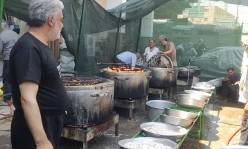 خدمت‌رسانی موکب عاشقان امام‌ رضا نیشابور به‌زائران اربعین