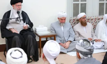 دیدار جمعی از علما اهل‌سنت با رهبر انقلاب