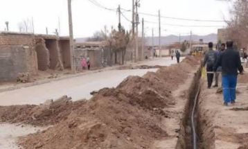 نوسازی ۱۲۰۰ متر شبکه آبرسانی در خواف