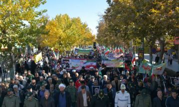 طنین فریاد استکبار‌ستیزی در خیابان‌های طرقبه شاندیز