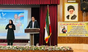 قدردانی از قهرمان نیشابوری المپیک ناشنوایان