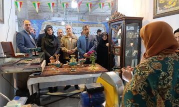 افتتاح نمایشگاه دستاوردها و توانمندی‌های زنان روستایی نیشابور