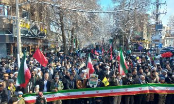 شکوه گرمای حضور مردم طرقبه شاندیز در بهمن برفی ۱۴۰۳