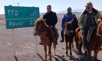 اسب‌سوران گنابادی به کرمان رسیدند