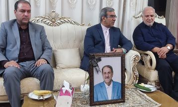 دیدار استاندار خراسان رضوی با خانواده جان‌بخش نیشابوری