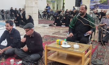 برگزاری مراسم عزاداری در خانه سالمندان نیشابور