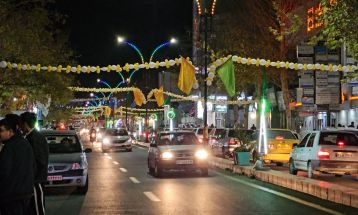 کاشمر غرق نور و عشق علوی