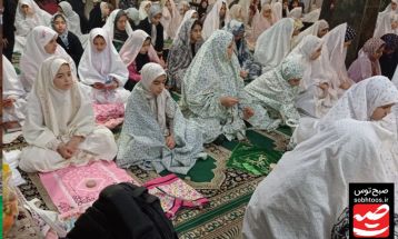 برگزاری مراسم معنوی اعتکاف در شهرستان جغتای