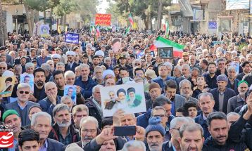 قیام باشکوه مردم خلیل‌آباد در محکومیت اقدامات آشوبگران