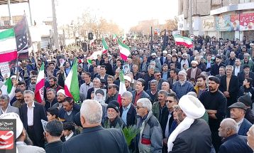 راهپیمایی باشکوه تایباد در محکومیت اغتشاشات اخیر
