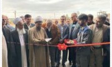 نخستین سالن ورزشی درون‌مدرسه‌ای شهر سنگان افتتاح شد