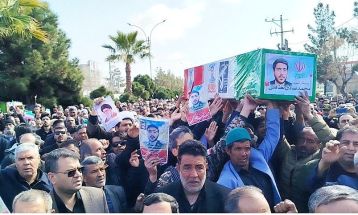استقبال مردم بردسکن از پیکر مطهر شهید نظافتی