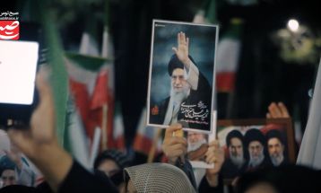 اجتماع بزرگ مردم کاشمر در خیابان خرمشهر