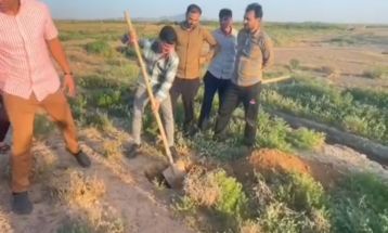 نهال‌کاری به یاد شهدای ناوشکن دنا در ابوالخازن
