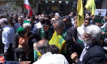 حضور کاروان زیر سایه خورشید در کاشمر