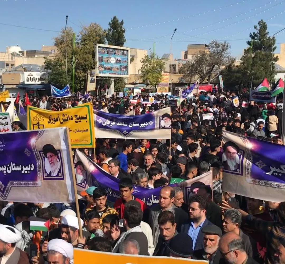 راهپیمایی 13 آبان در قوچان