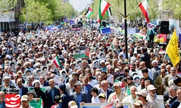 جلوه‌های زیبا از راهپیمایی روز قدس کاشمر