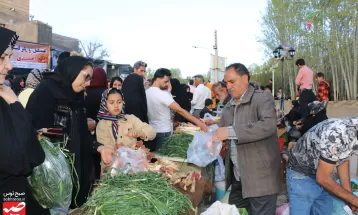 چهارمین جشنواره ریواس و سبزی‌های بومی در کوهسرخ