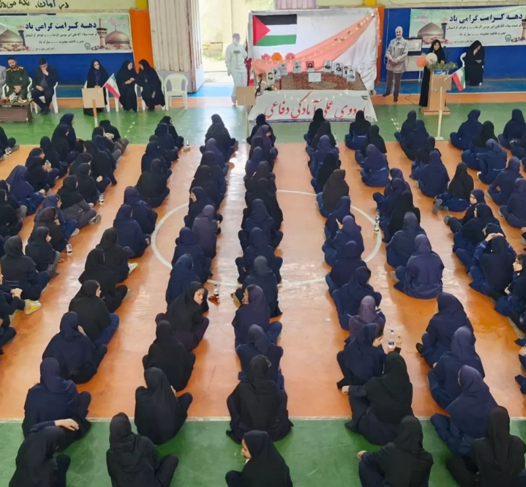 جشن روز دختر و اردوی آمادگی دفاعی در سرخس