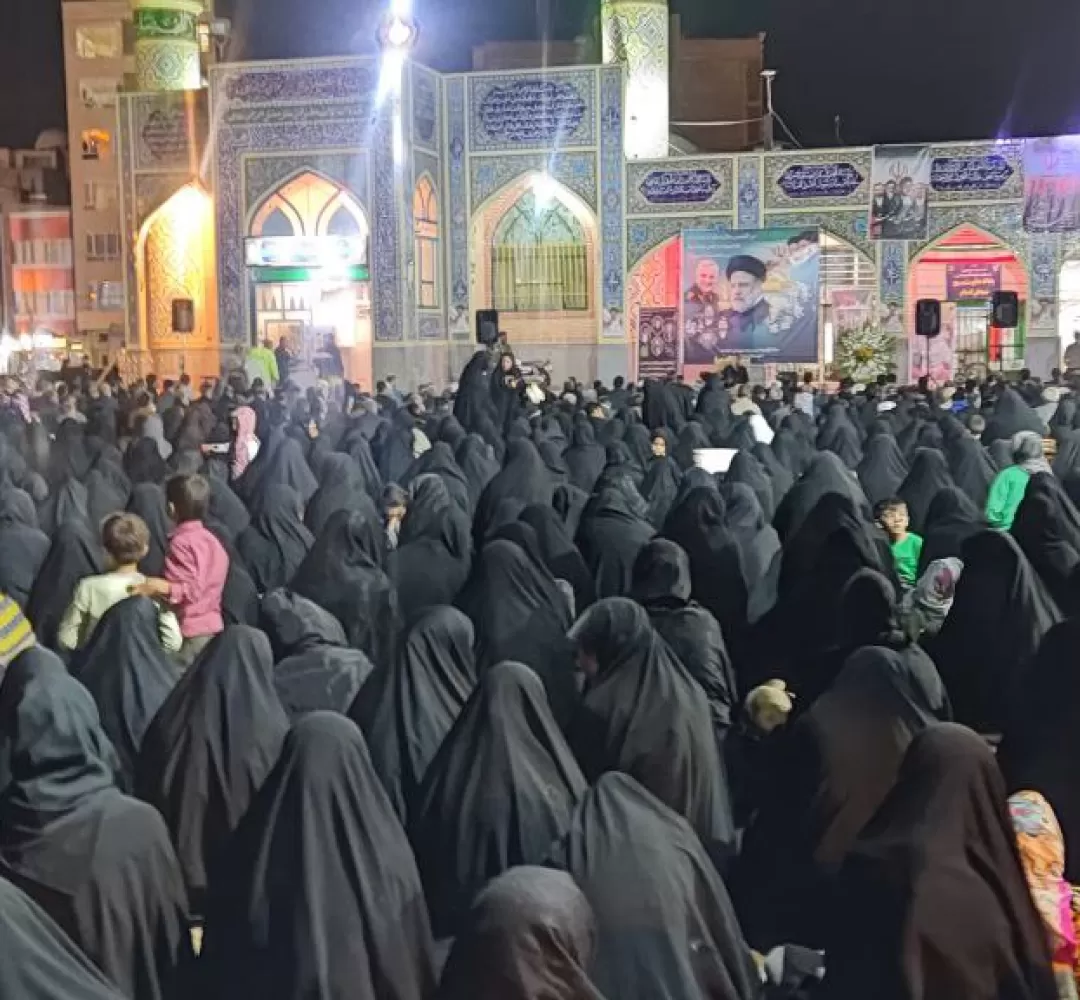 سوگواری مردم نیشابور در فراق خادم ملت