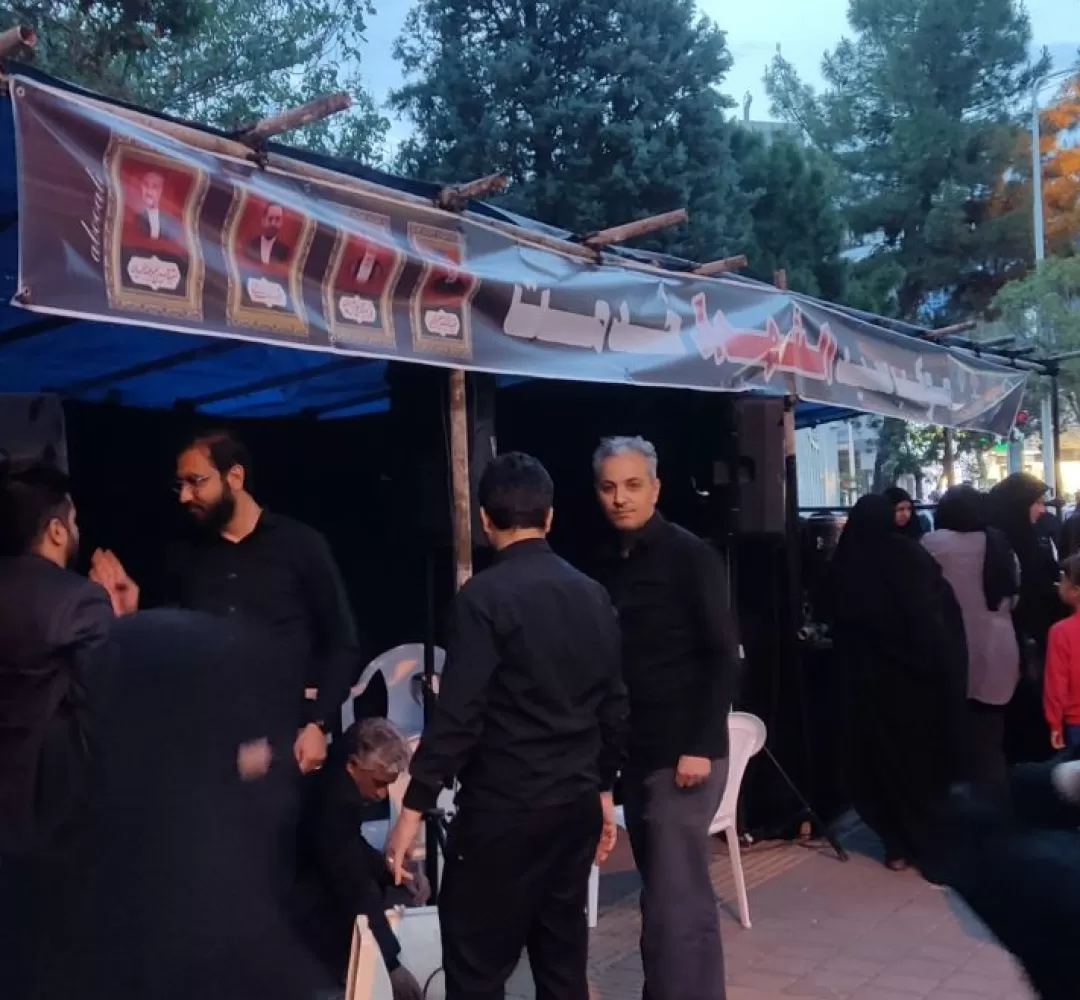 برپایی موکب سیدالشهداء خدمت در نیشابور