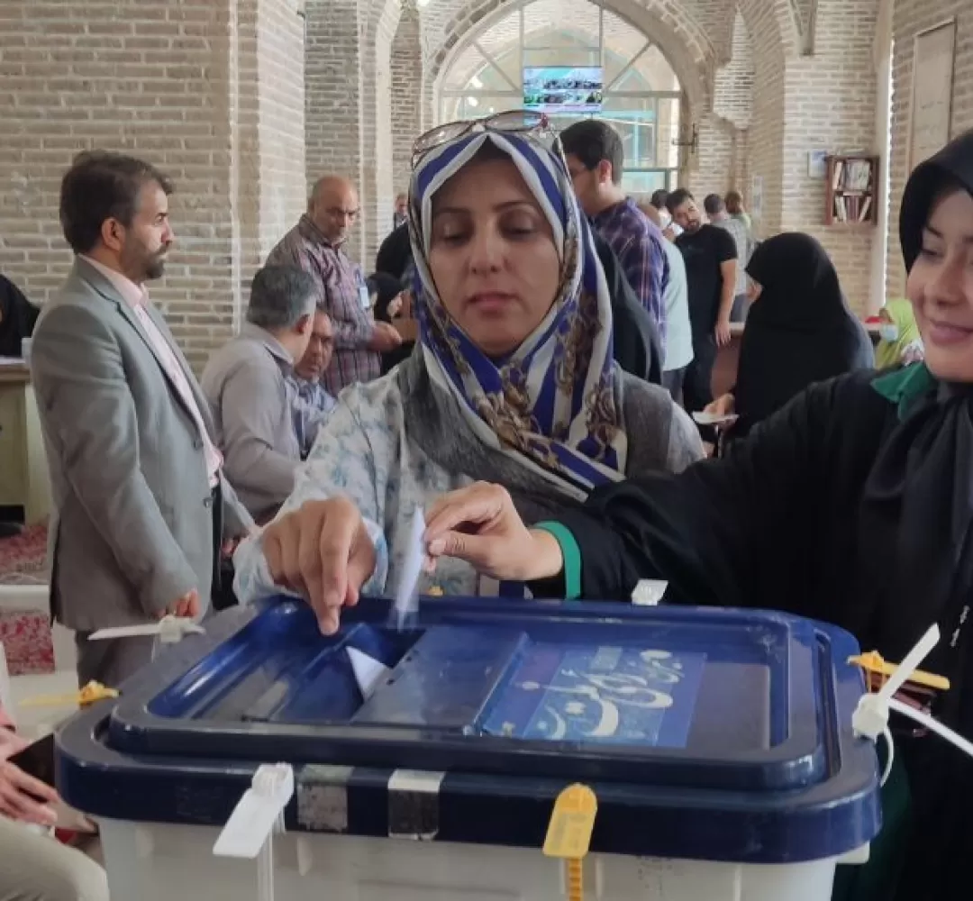 مردم نیشابور به عشق شهیدجمهور رای میدهند
