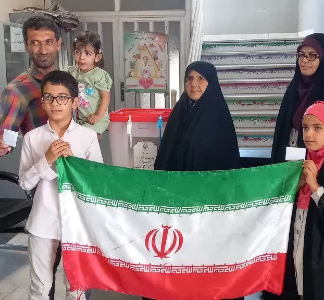 حضور پرشور تربتجام در پای صندوقهای رای