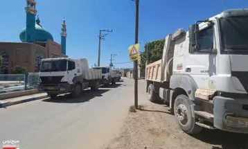 بسیج تداوم نهضت خدمت‌رسانی به روستاهای زلزله‌زده کاشمر