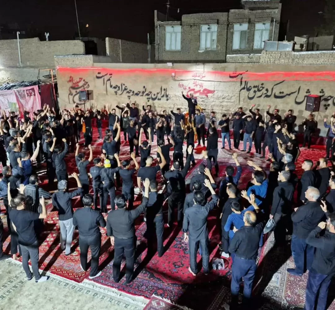 مراسم شب تاسوعای حسینی در سرخس