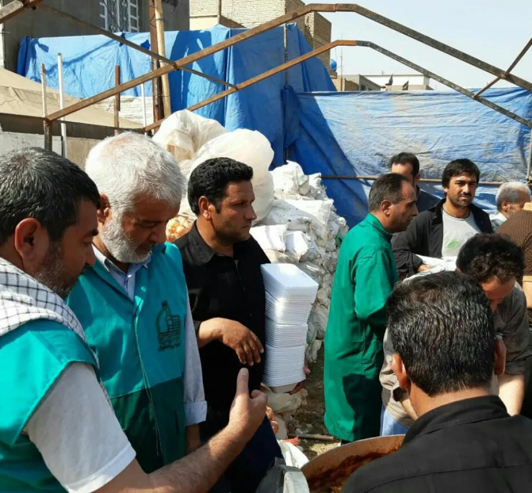 خدمترسانی موکبهای رشتخوار به زائران اربعین حسینی